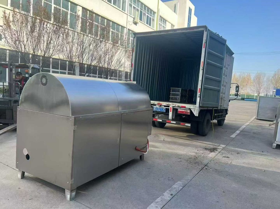 许昌不朽情缘MG-中国官方网站9-16型号大型电磁炒货机装车发货