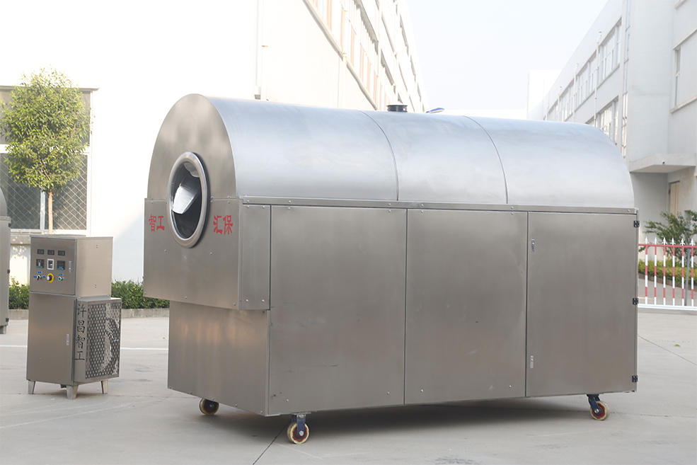 许昌不朽情缘MG-中国官方网站大型炒花生果机实拍